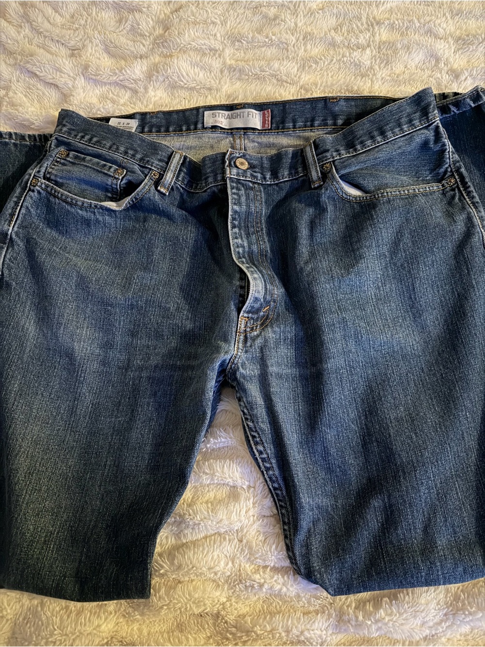 Levi's Men's Dark Blue Straight Jeans